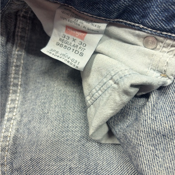 Wrangler Light and Medium Blue Denim Jeans Bundle Men’s - Picture 2 of 7